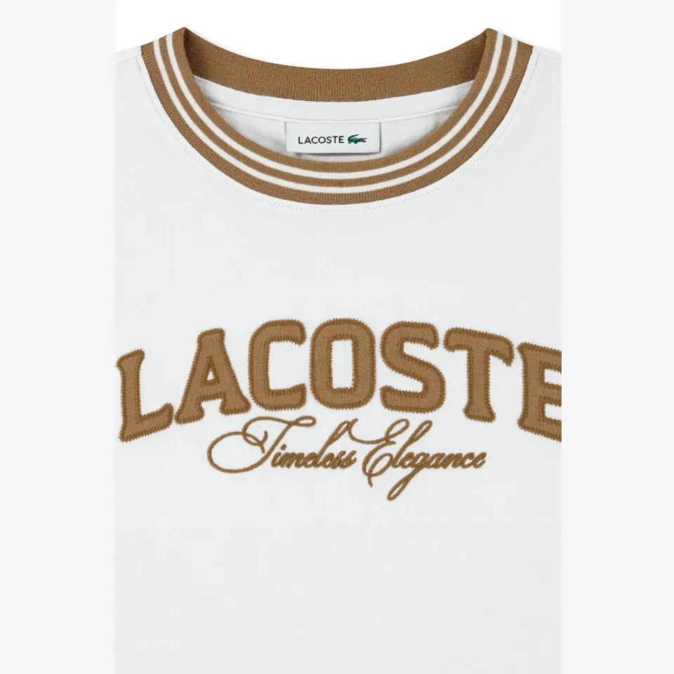 Lacoste T-shirt met tekst wit, foto 3