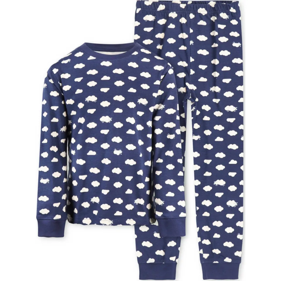 Little Label pyjama donkerblauw met all-over print, foto 2