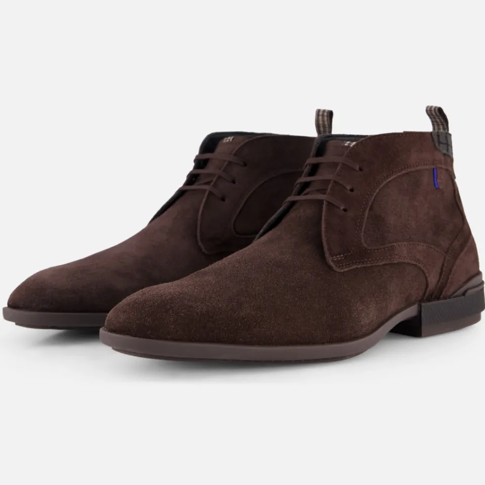 Floris Van Bommel De Hakker SFM-50165 veterboots bruin, foto 2