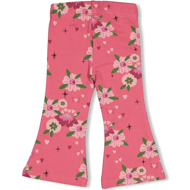 Feetje Moon Flower flared broek roze, foto 4