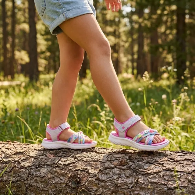 Skechers Jumpsters Tie Dye sandaal paars, foto 4