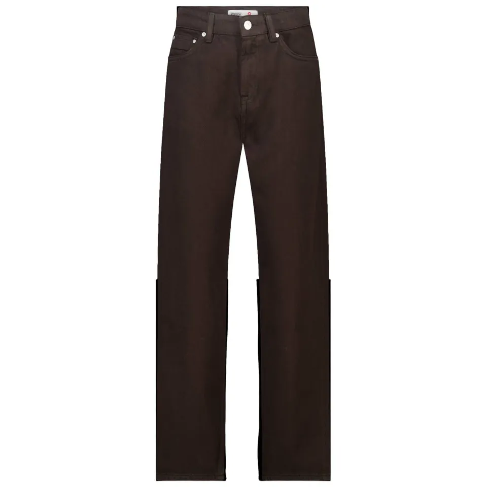 America Today loose fit jeans - bruin, foto 2