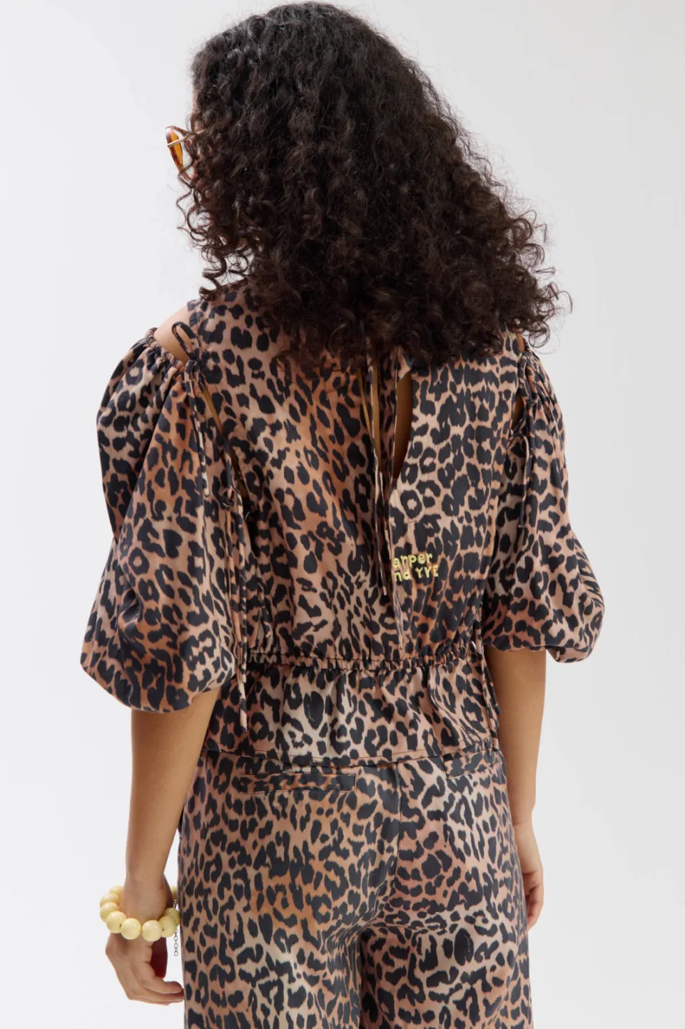 Harper & Yve JACEY-SS peplum top bruin, foto 3