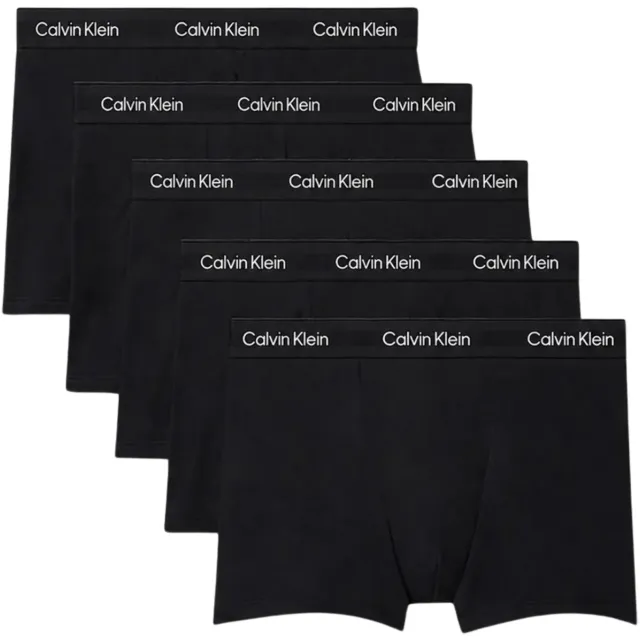 Calvin Klein Icon Stretch trunk boxershorts zwart 5-pack