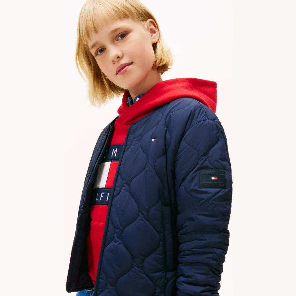 Tommy Hilfiger outdoor jas donkerblauw, foto 3