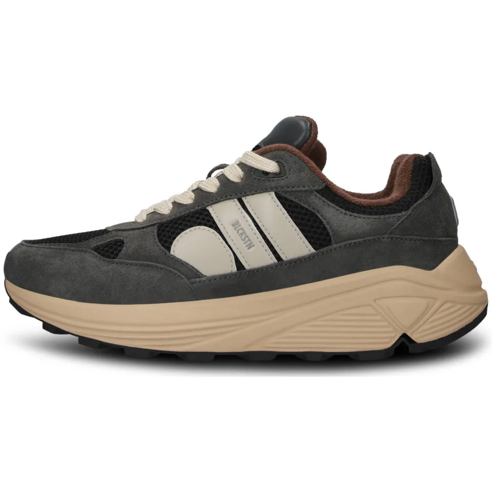 Blackstone V-Riley - Asphalt - Suede runner sneaker grey, foto 2