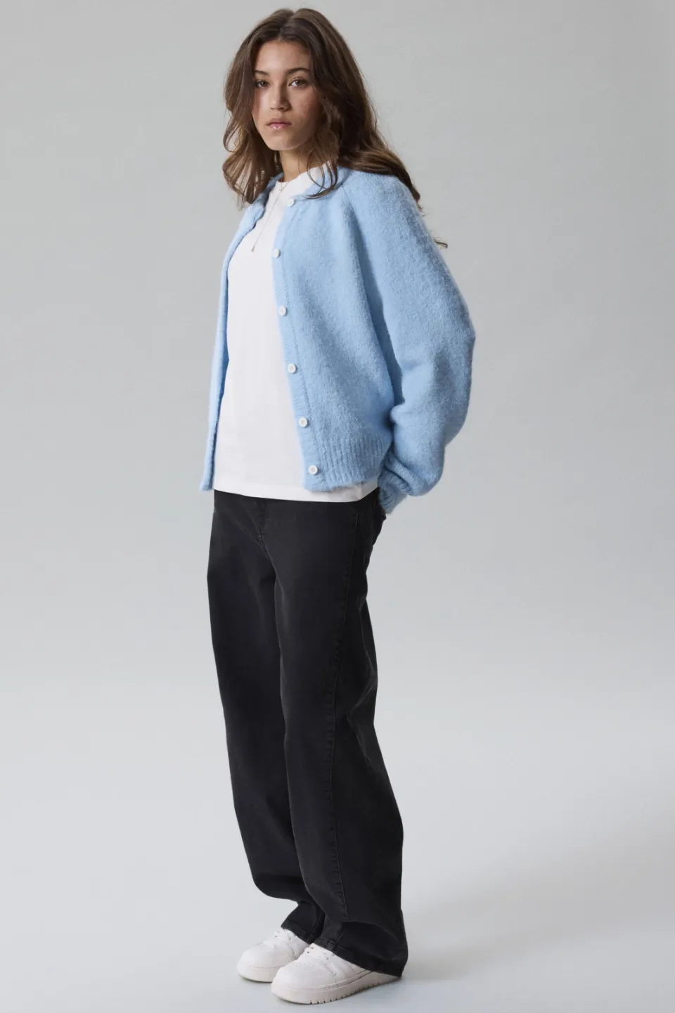 LMTD NLFBLI barrel jeans - zwart Black denim