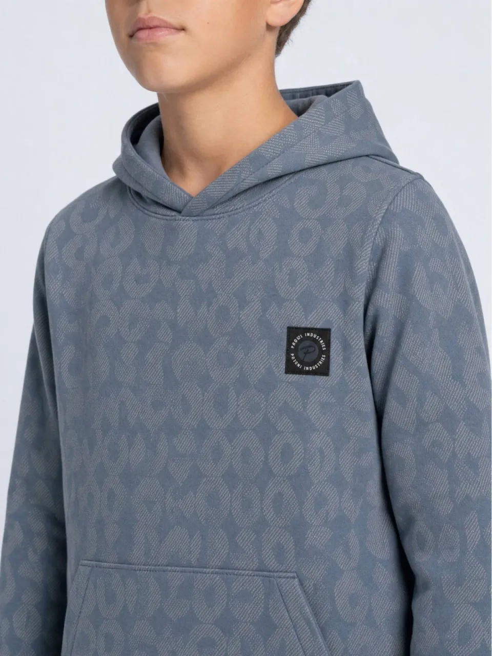 Petrol Industries hoodie met logo - blauw, foto 2