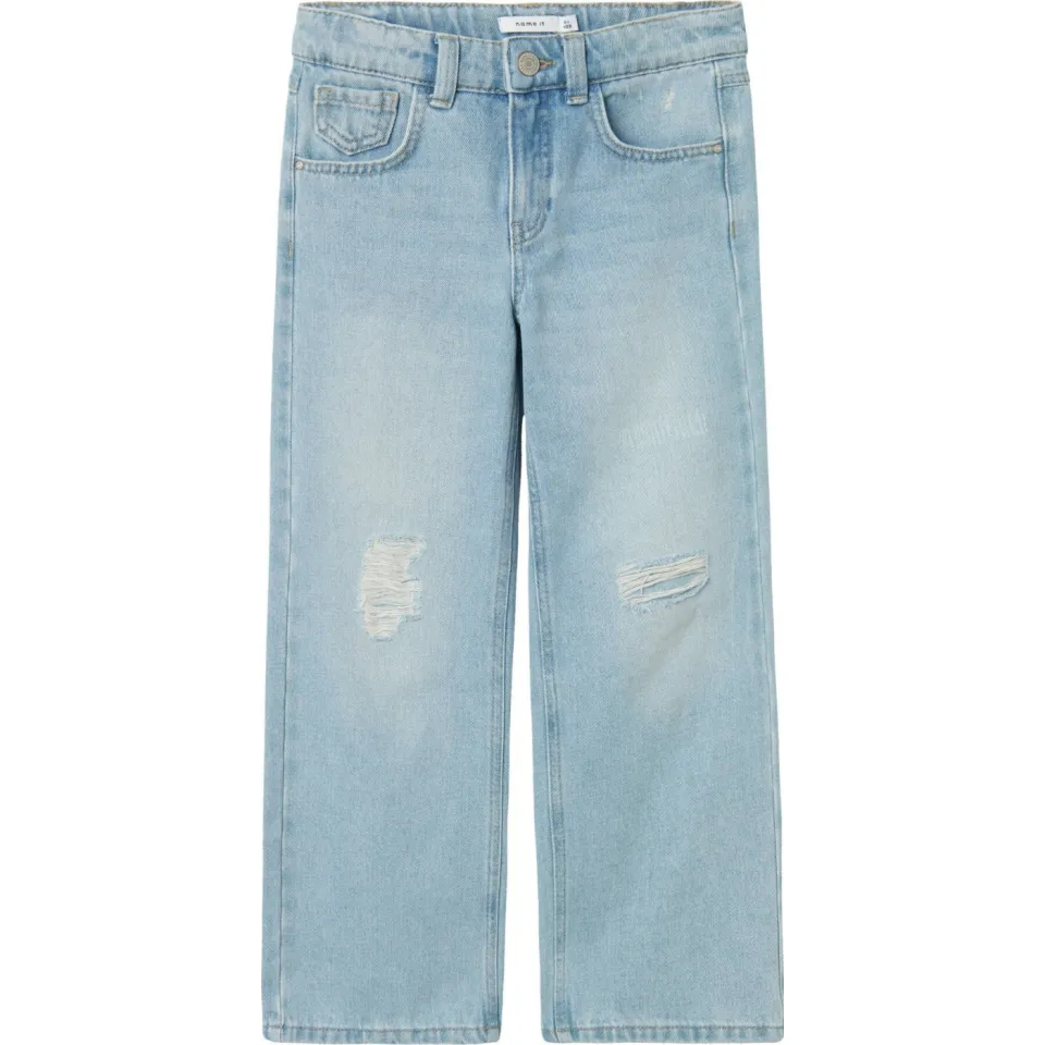 NAME IT KIDS wide leg jeans NKFROSE light blue denim, foto 2