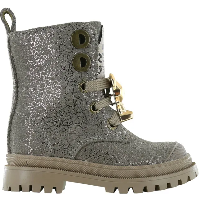Shoesme imitatieleren enkelboots - taupe