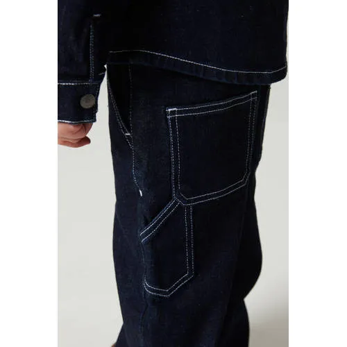 Copenhagen Colors cargo jeans - raw denim, foto 5