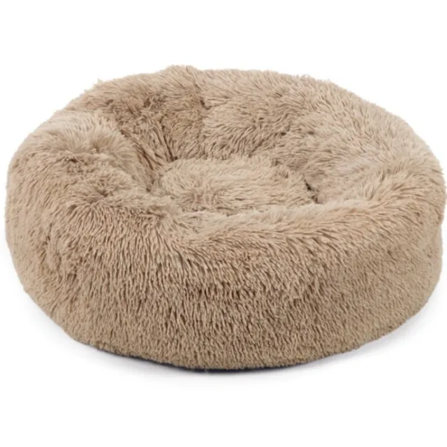 Beeztees Yali hondenmand pluche beige