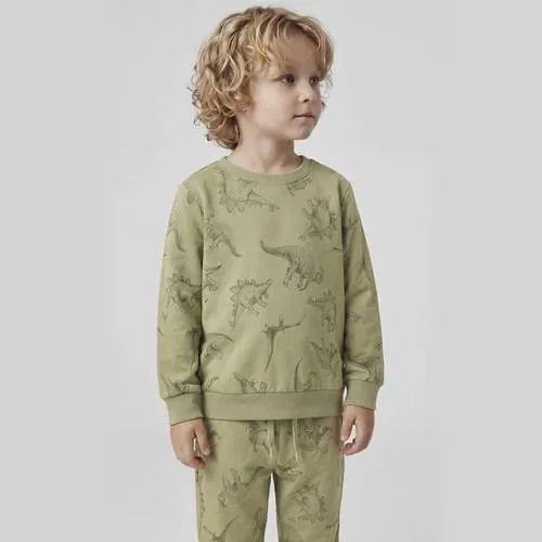 NAME IT jongens sweater groen, foto 2