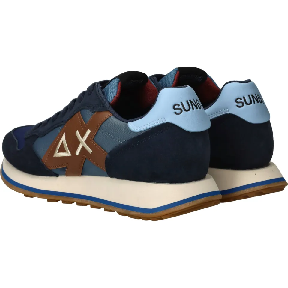 Sun68 Jaki 2.0 Bicolor sneaker blauw, foto 4