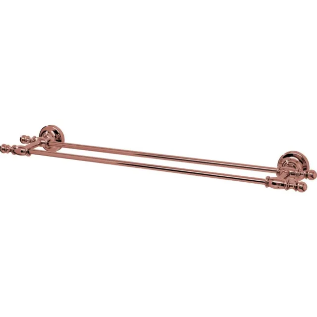 Sapho Dubbele Handdoekhouder Sapho Perla 64.5 cm Rose Goud