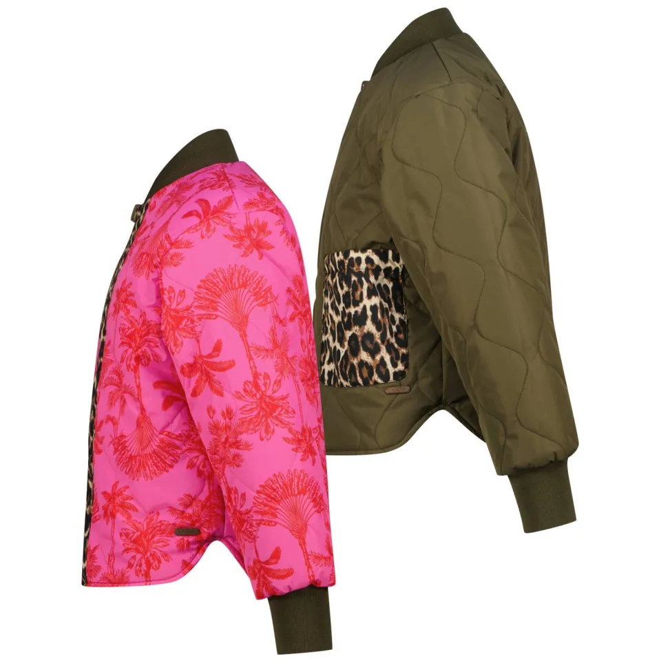 Vingino reversible jas roze, foto 4