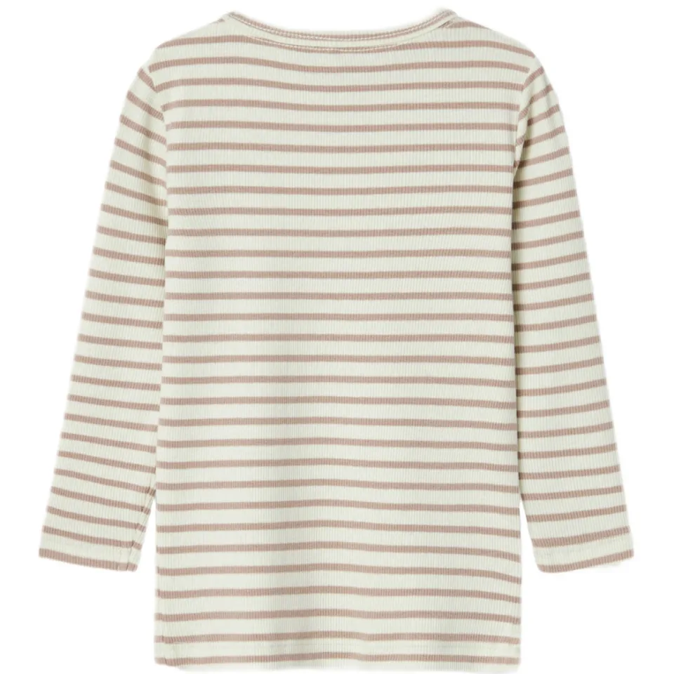 NAME IT MINI gestreepte longsleeve NMNBANI ecru, foto 3