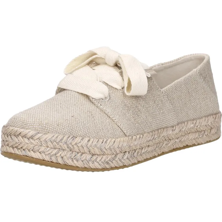 Toms Carolina Lace Up espadrille beige, foto 4