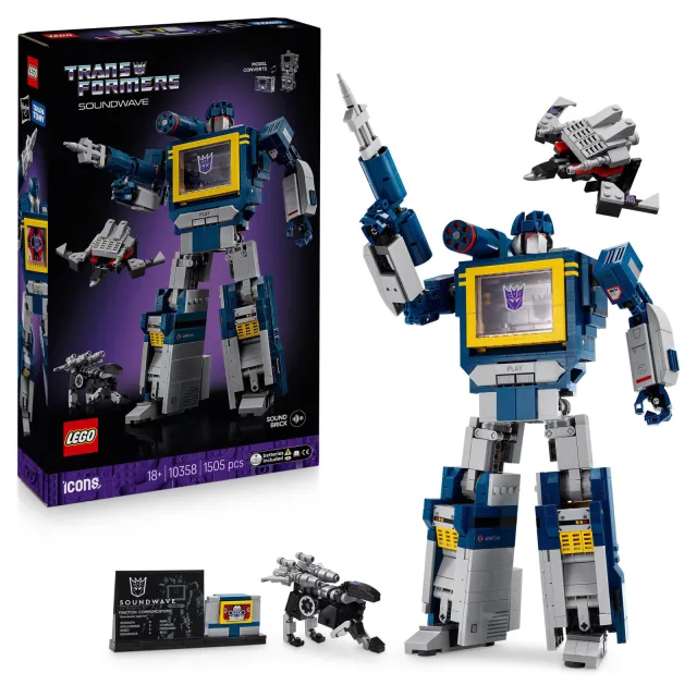 Lego Icons Transformers: Soundwave 10358