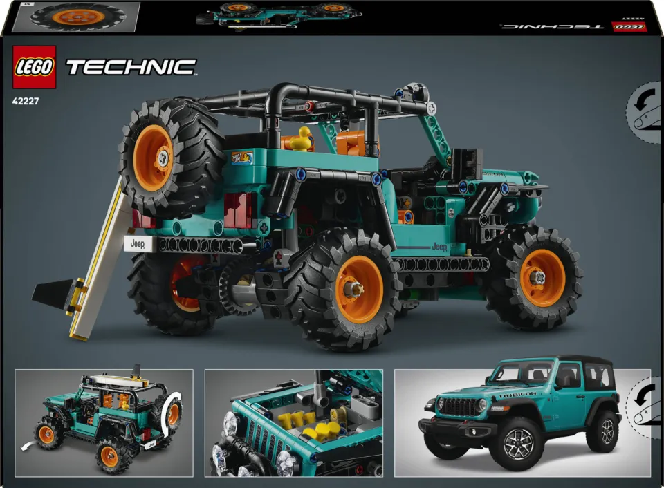 Lego Technic Jeep Wrangler Rubicon Terreinwagen Bouwpakket 42227, foto 4