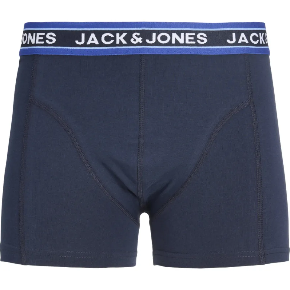 Jack & Jones Oliver Trunks boxershorts grijs groen blauw 5-pack, foto 3