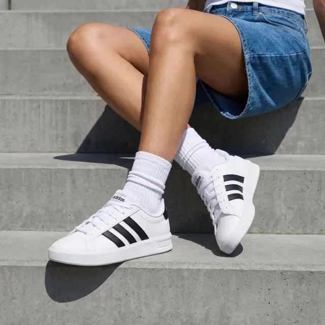 Adidas Grand Court 3.0 sneakers wit, foto 6