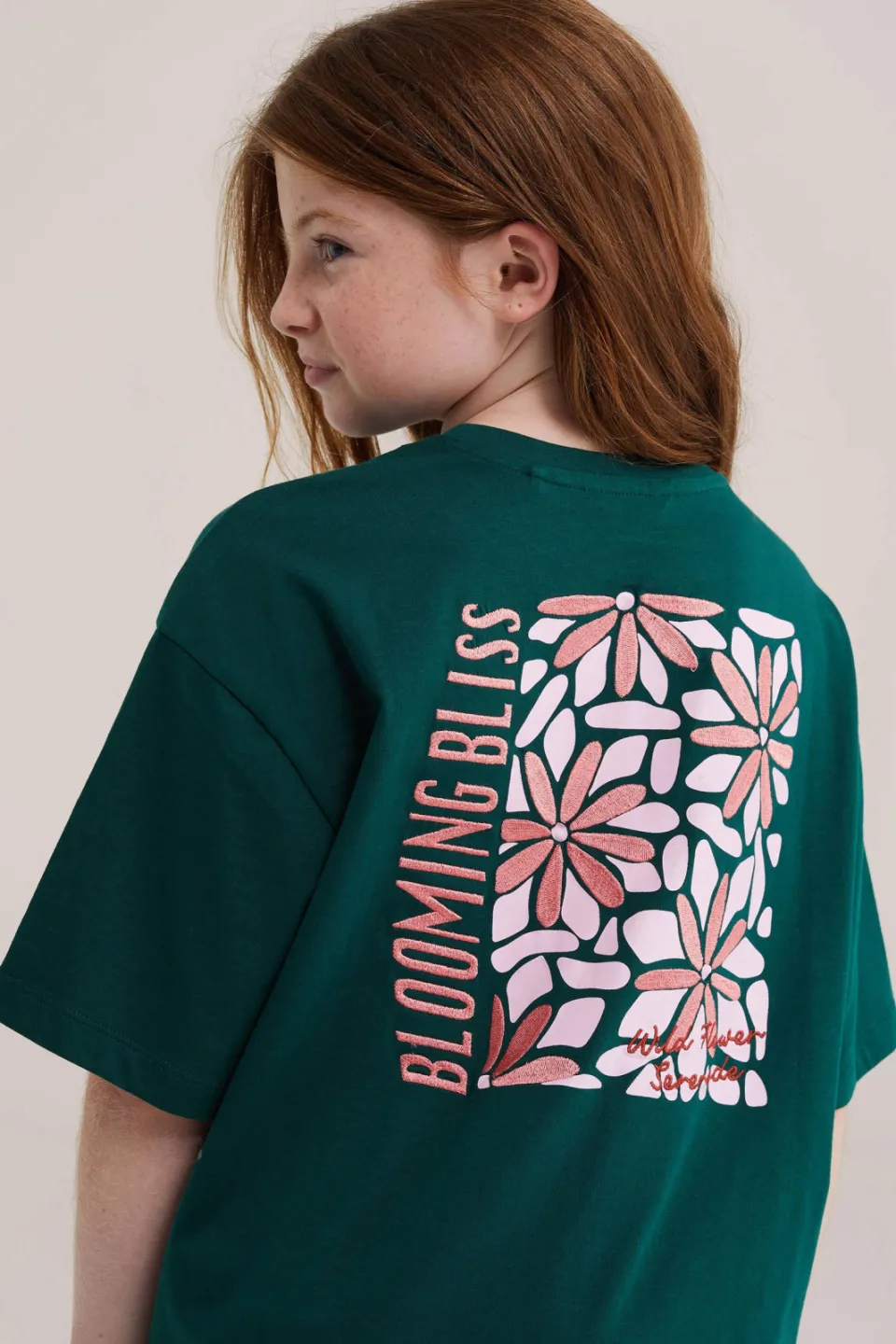 WE Fashion T-shirt met backprint donkergroen, foto 6