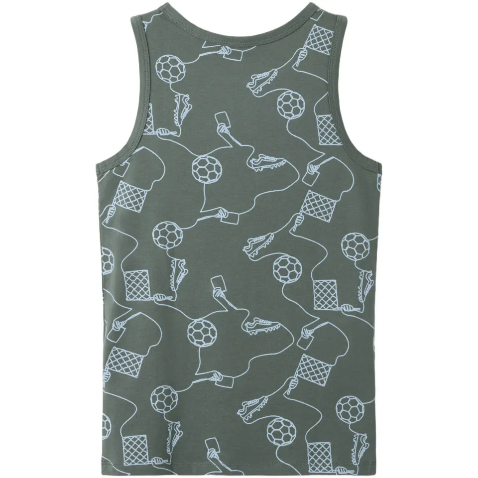 NAME IT hemden met print set van 2 antraciet/blauw, foto 2