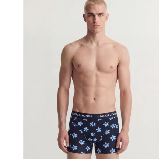 Jack & Jones boxershorts - zwart/donkerblauw (set van 3), foto 5