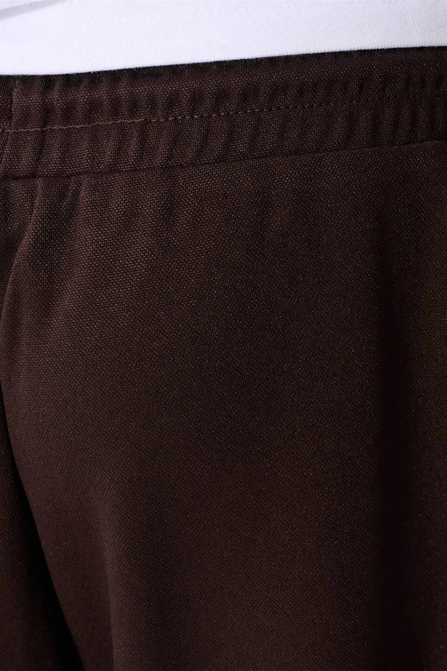 Shoeby joggingbroek donkerbruin, foto 7
