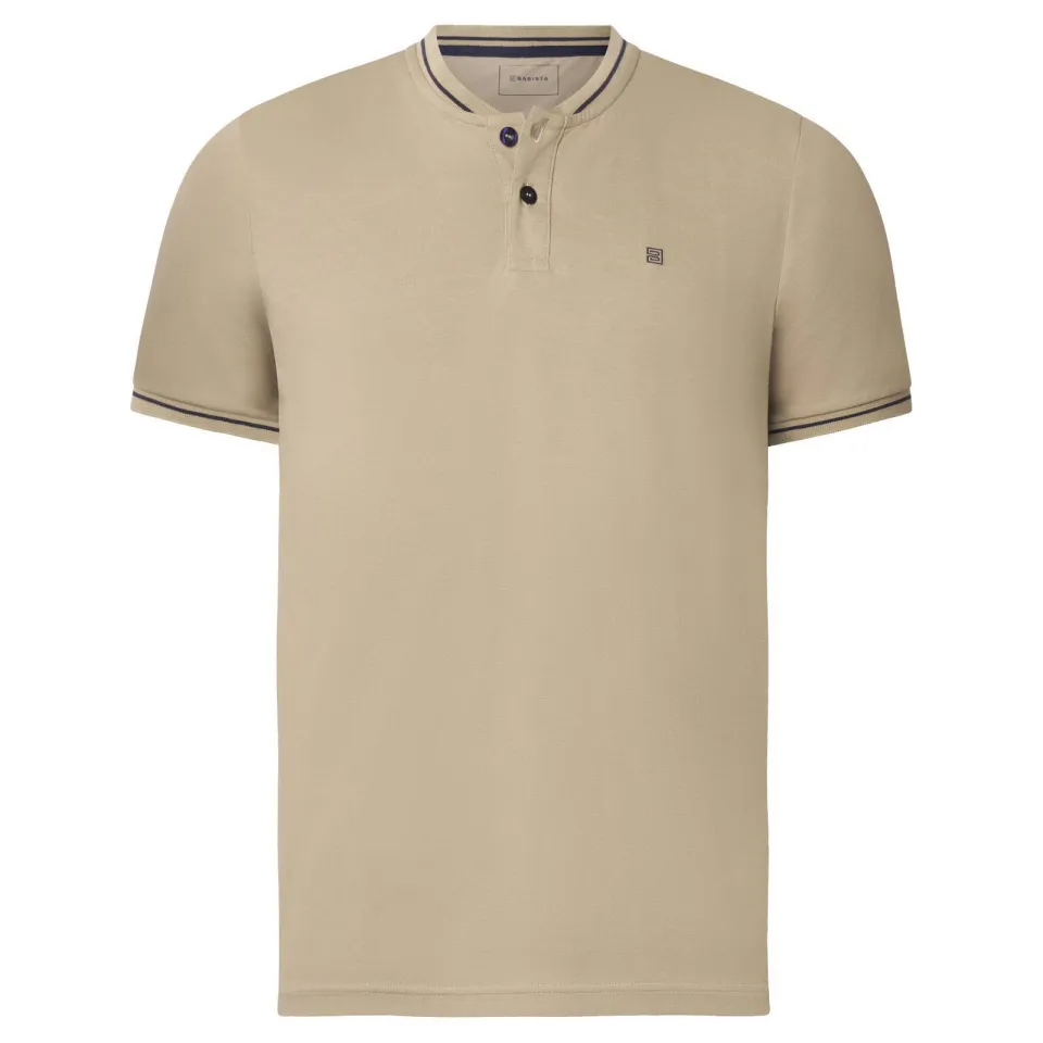 Babista regular fit polo +FIT Collectie Plus Size (set van 2) beige/donkerblauw, foto 4