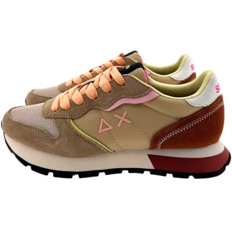 Sun68 Ally Color Explosion lage sneaker beige, foto 2