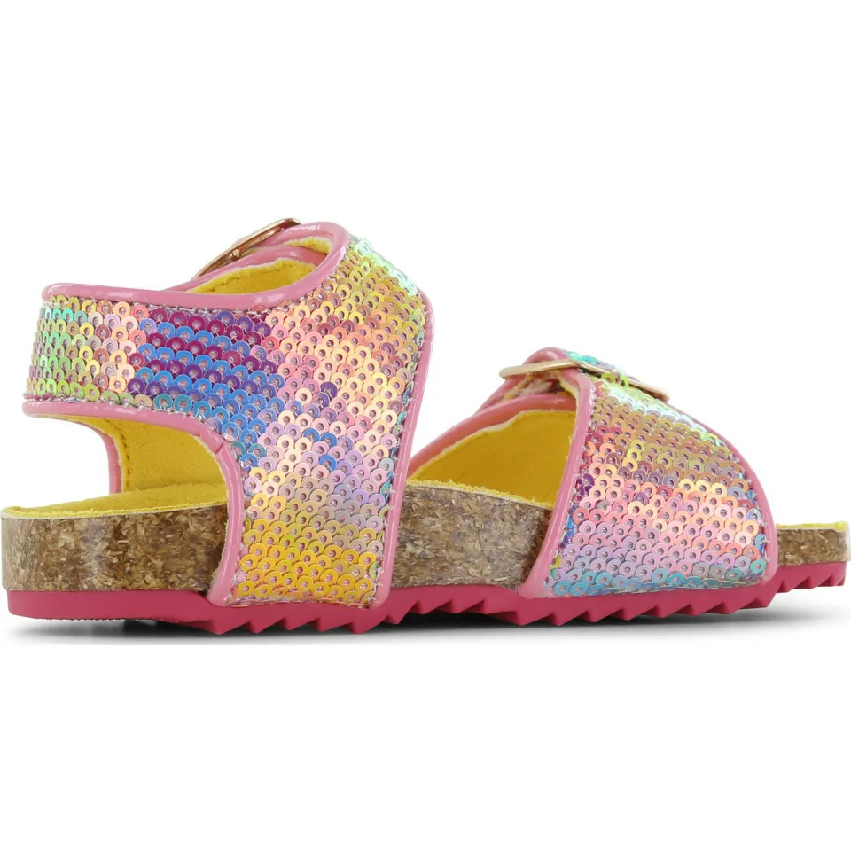 Go Banana's sandalen met pailletten roze, foto 5