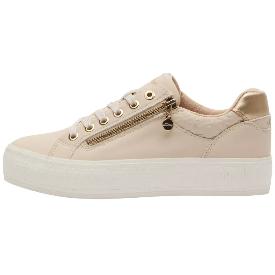 s.Oliver Women Shoes sneakers - beige, foto 5