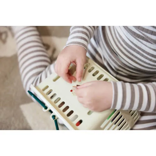 OYOY Mini boodschappen mandje Yummy beige, foto 4