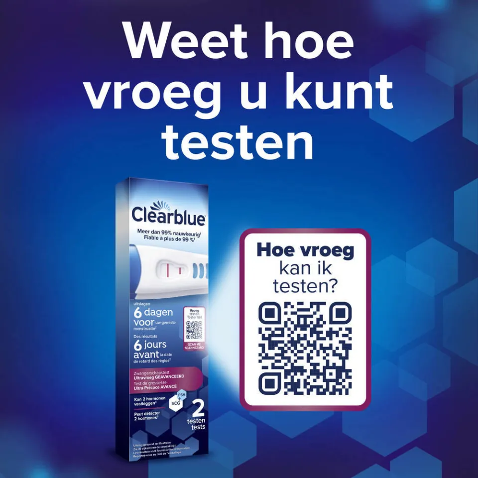Clearblue Ultravroeg Geavanceerd zwangerschapstest, foto 4