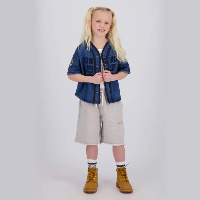Vingino Quinns by Vingino overshirt dark blue denim Light Indigo