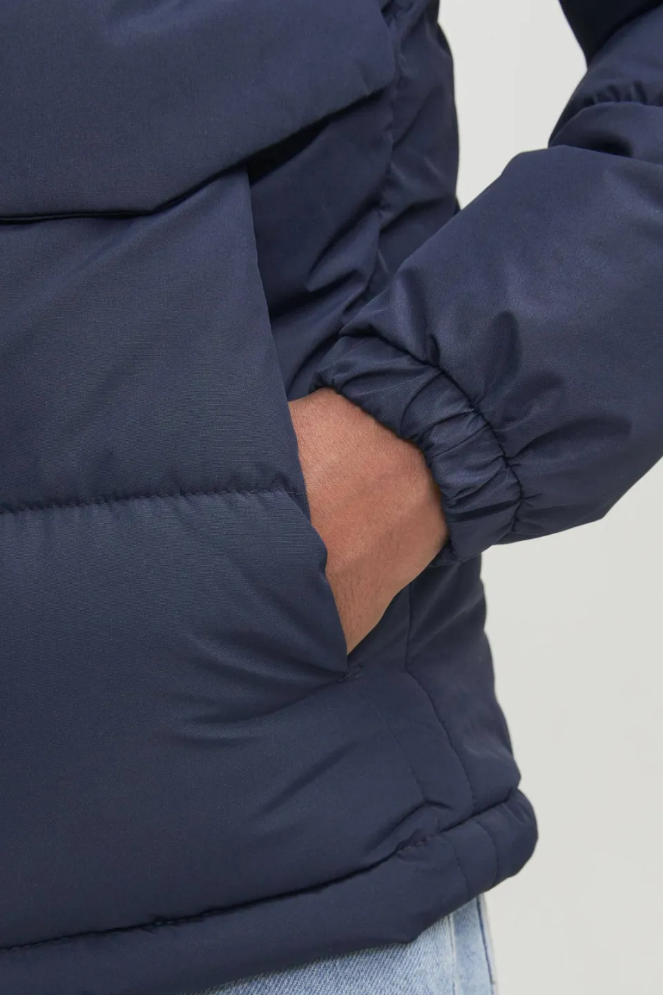 Jack & Jones JCOSPEED gewatteerde winterjas donkerblauw, foto 6