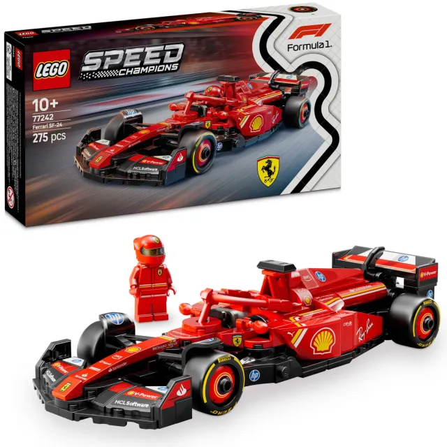 Lego Speed Champions Ferrari SF-24 F1® racewagen 77242, foto 2