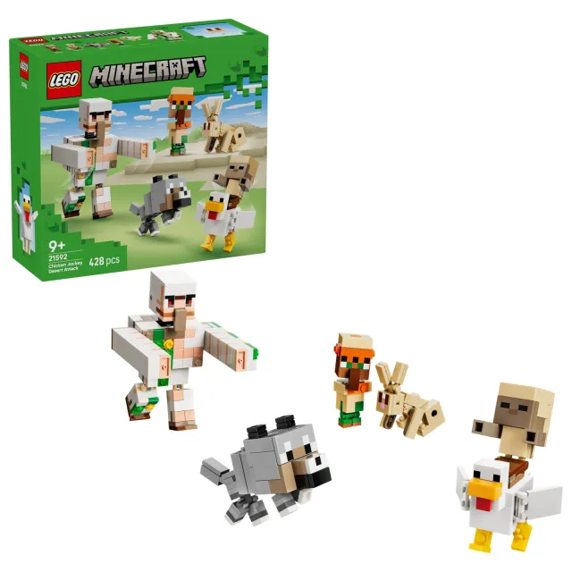 Lego Minecraft Kipberijder woestijnaanval 21592