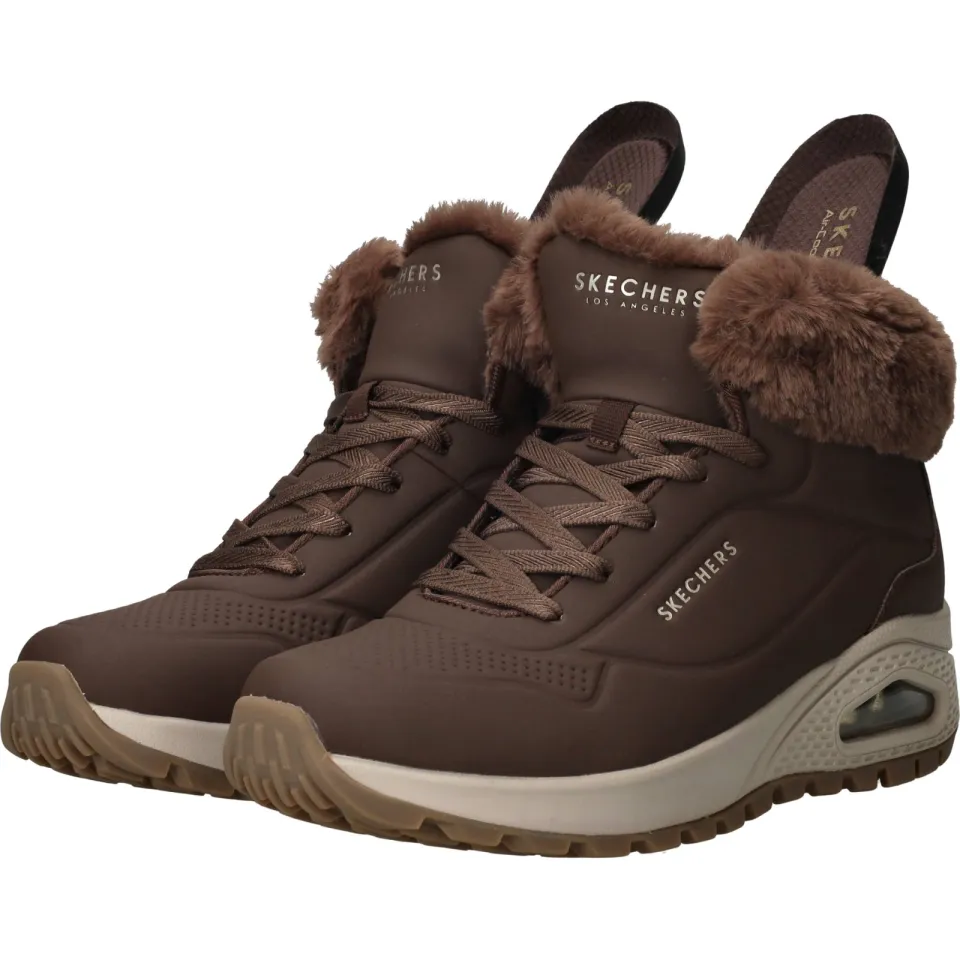 Skechers Uno Rugged Veterboots Dames Bruin, foto 5