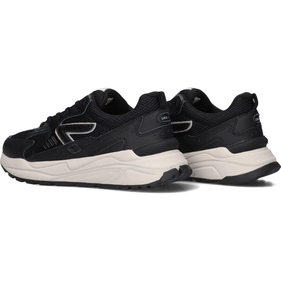 Hub Sneakers Grid-w Zwart, foto 4
