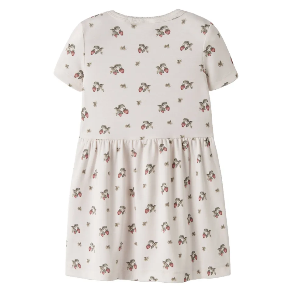 Lil' Atelier MINI korte jurk ecru roze, foto 4