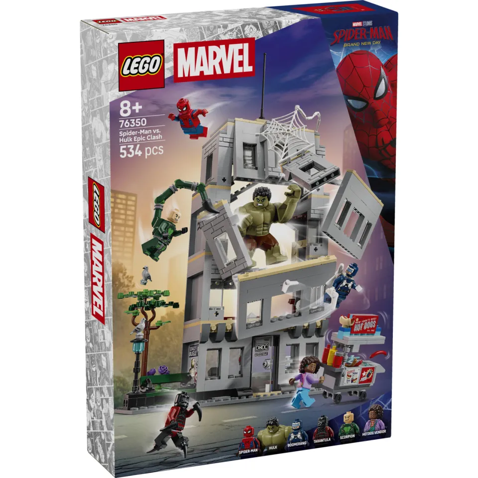 Lego Marvel Spider-Man Spider-Man vs. Hulk ultieme confrontatie 76350, foto 4