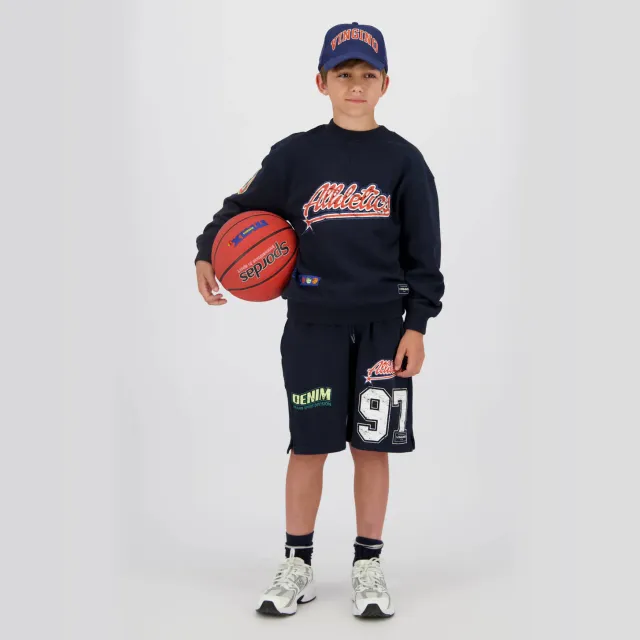 Vingino Riget sweatshort donkerblauw