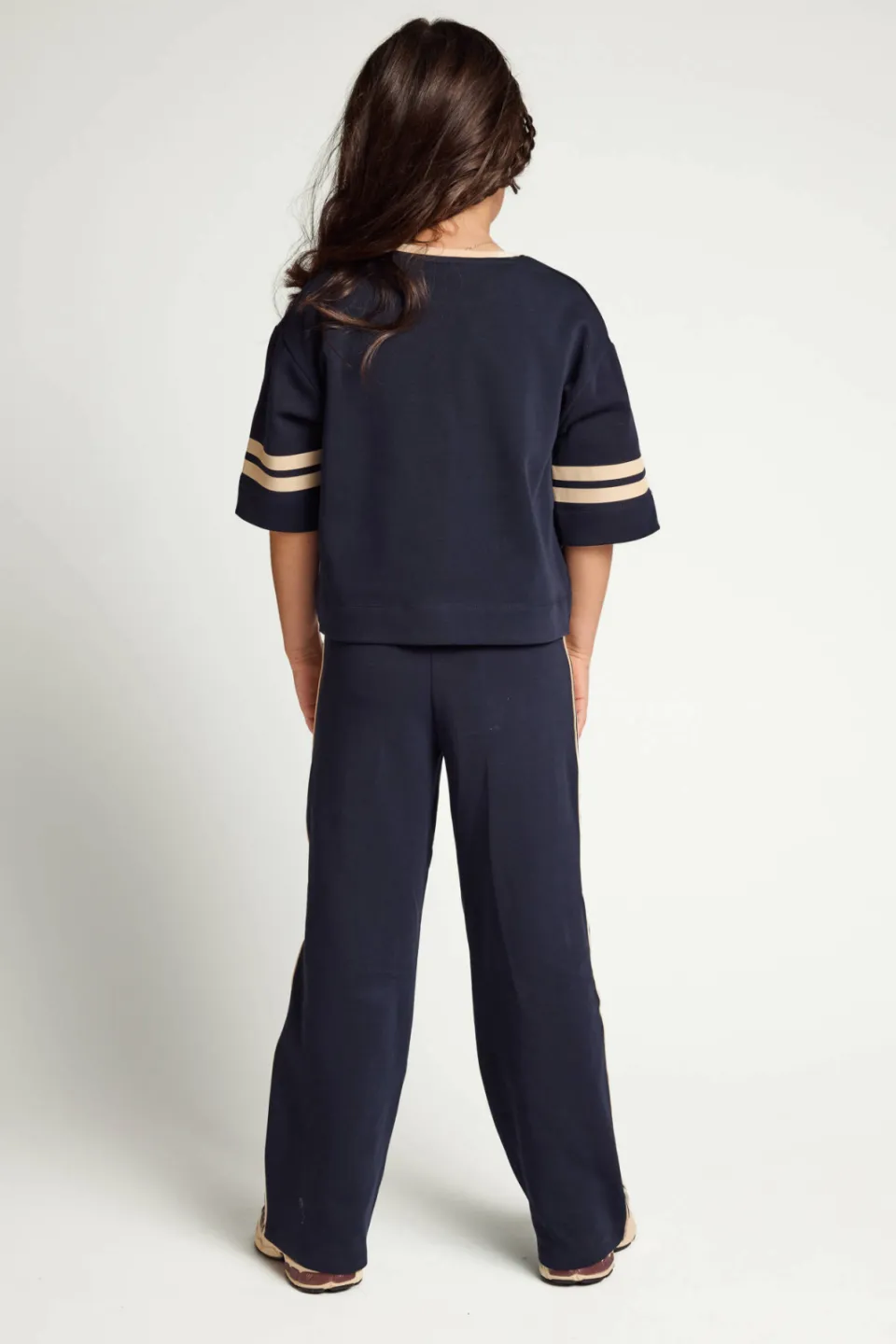 LOOXS little boxy t-shirt met tekst donkerblauw, foto 4
