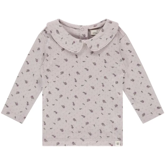 A Tiny Story gebloemde longsleeve paars