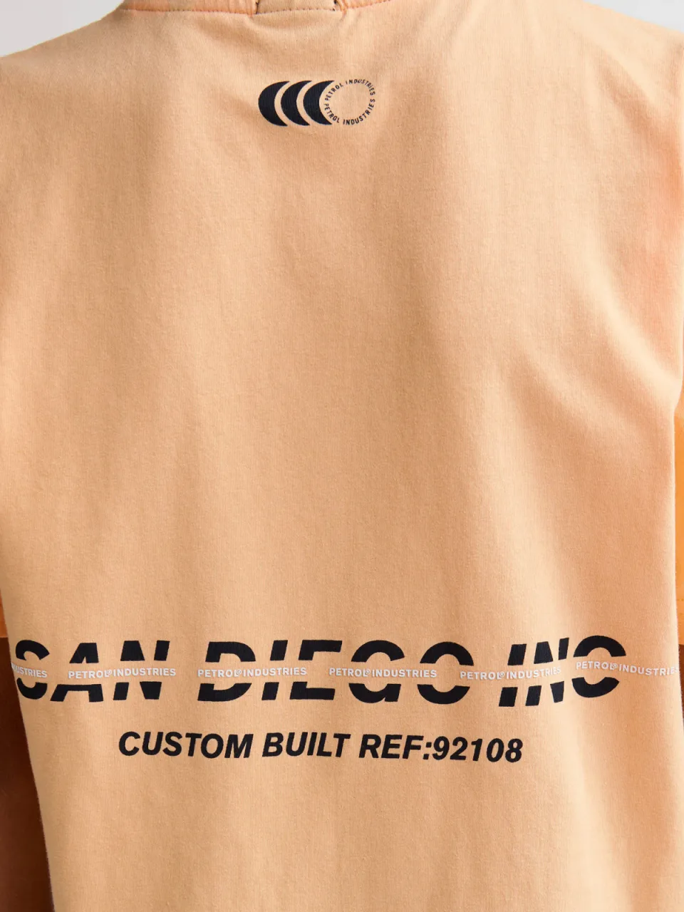 Petrol Industries t-shirt met backprint oranje, foto 5