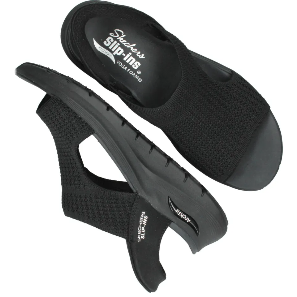 Skechers Arch Fit 2.0 My Everyday Slip-Ins sandaal zwart, foto 4