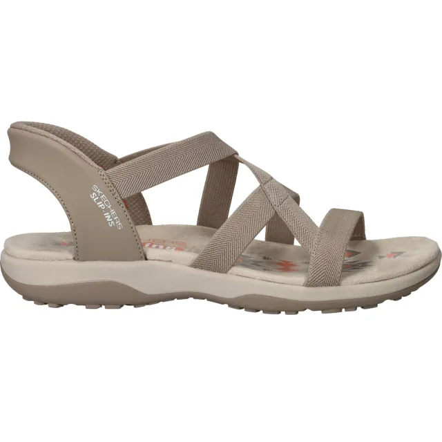 Skechers Slip-Ins Reggae Slim sandalen taupe